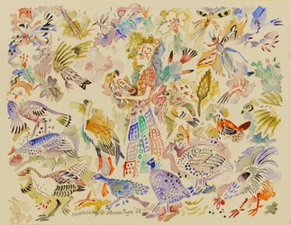 6 Chant du cygne, 2023 (aquarelle)