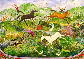 Et pour mon prochain tour, 2017 (acrylique)