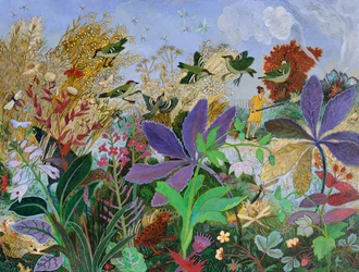 Burning Off, 2014 (acrylique)