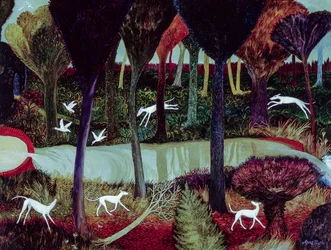 Gesso dans le bois, 2005 (acrylique)
