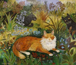 La Commission des chats, 2017 (acrylique)