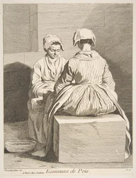 Écosseurs de pois, 1737