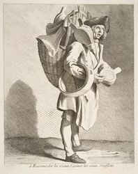 Réparateur de sceaux et de soufflets, 1738