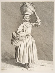 Jeune laitière, 1737