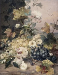 Roses et raisins