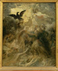 Les ombres des héros français reçues par Ossian dans l