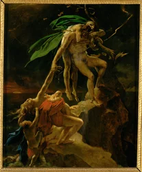 Scène du Deluge, Esquisse, Salon 1814 - Scène du Déluge ...