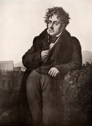 François-René, vicomte de Chateaubriand, écrivain et diplomate français, début du 19ème siècle
