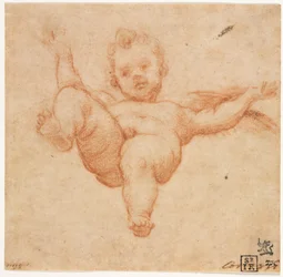 Cupidon volant, vers 1602