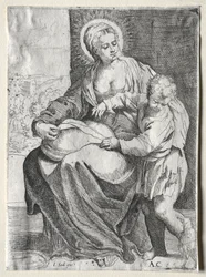 Madone au corbeau blanc, 1500s