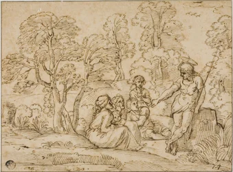 Saint Jean Baptiste prêchant