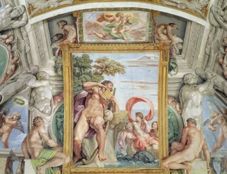 La Galerie de Carracci, (détail)