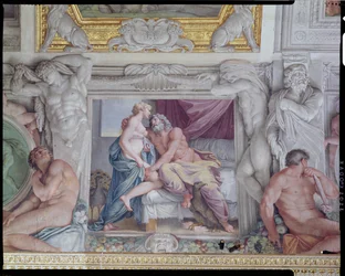 La Galerie de Carracci, (détail)