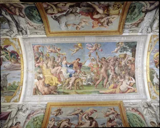 La Galerie de Carracci, (détail)
