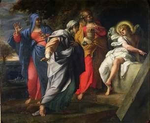 Les Saintes Femmes au tombeau du Christ, vers 1597-8