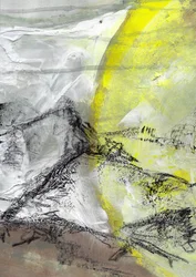 Lumière des montagnes abstraite
