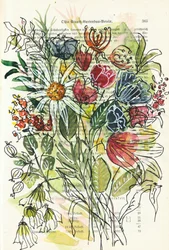 Esquisse florale à l