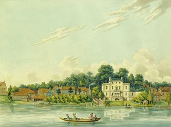 Les Rives de la Tamise à Twickenham, Montrant la Maison d