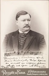 Portrait du compositeur Alexandre Glazounov (1865-1936)