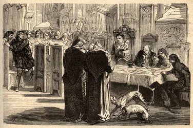 Bretagne - Louis II de La Trémoille (1460-1525) devant Louis d