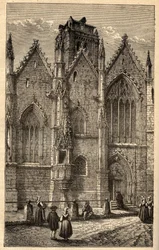 Église Notre-Dame de Vitré - gravure dans 