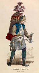Vendeur de noix de coco en 1774