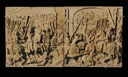 Huit reliefs sculptés, cerise ... (relief)