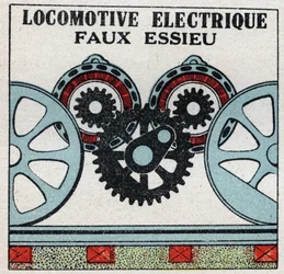 Chemins de fer électriques : faux essieu d