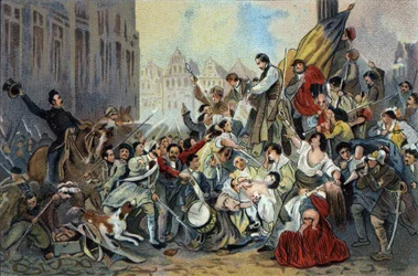 Épisode de la Révolution de 1830 devant l