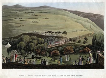 Procession funéraire de Napoléon Bonaparte le 9 mai