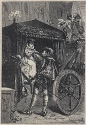 Lucrezia Borgia avec son premier mari Giovanni Sforza d