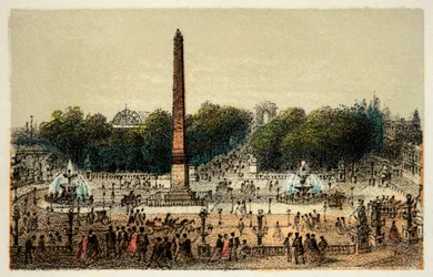 Paris 1874 : La Place de la Concorde