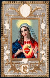 Image pieuse : Vierge de Douleur (Mater dolorosa)