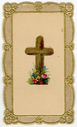 Image pieuse : Une croix