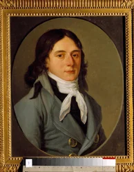 Portrait de Camille Desmoulins (1760-1794) publiciste et politicien