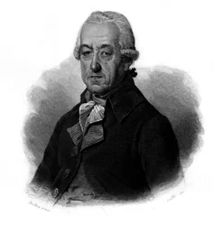 Portrait de Jean-Georges Reber (1731-1816) industriel français dans « Portraits et histoire des hommes utiles : hommes et femmes de tous pays et de toutes conditions, qui ont acquis des droits à la reconnaissance des hommes » publié et pro