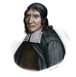 Portrait de Jean Hamon (1618-1687), médecin français et janséniste dans « Portraits et histoire des hommes utiles: hommes et femmes de tous pays et de toutes conditions, qui ont acquis des droits à la reconnaissance des hommes » publié et propagé par la So