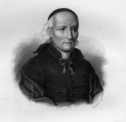 Portrait de Nicola Sottile (1751-1832), chanoine de Novara dans « Portraits et histoire des hommes utiles : hommes et femmes de tous pays et de toutes conditions, qui ont acquis des droits à la reconnaissance des hommes » publié et propagé par la Société M