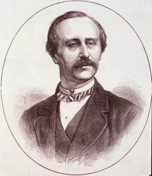 Portrait du violoniste anglais Henry Gamble Blagrove (Gravure)