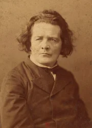 Portrait du compositeur Anton Rubinstein (1829-1894), Anonyme. Photo albuminée. Collection privée