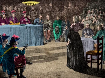 La reine Marie-Antoinette devant le tribunal révolutionnaire le 4 octobre