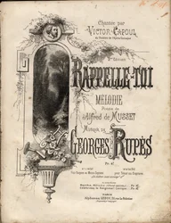 Partition de « remember-se » mélodie de Georges Rupes d