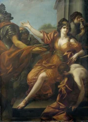 Suicide de la reine Didon, vers 1800 (huile sur toile)