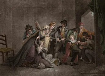 Le Dauphin arraché à sa mère - Séparation de Louis XVII et Marie-Antoinette d