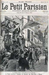 La guerre hispano-américaine : la foule arrache l