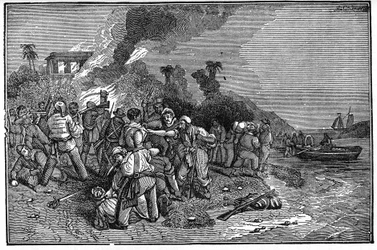 La mort du capitaine Edward Davis