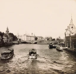 Exposition Universelle de 1900 à Paris : Le pont de l