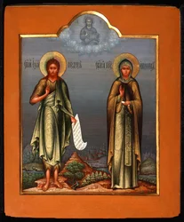 Saint Jean le Précurseur et Sainte Olympie la Diaconesse, fin du 19e siècle