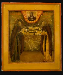 Saints Zosime et Savvatiy de Solovki, fin 18ème siècle