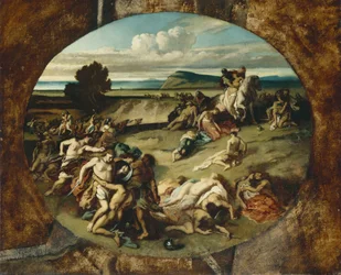 La Bataille des Amazones, 1857